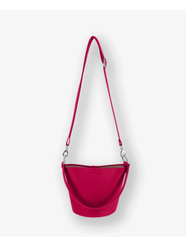 Les Ateliers Foures B118 - CUIR DE VACHETTE - HIBISC foures-milo-porté travers Sacs à mains