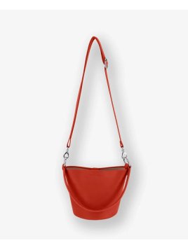 Les Ateliers Foures B118 - CUIR DE VACHETTE - ORANGE foures-milo-porté travers Sacs à mains