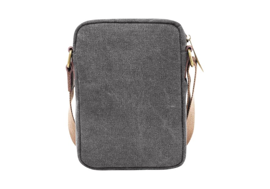 zede 85275 - COTON ET CUIR - NOIR sac zip haut petit chatelet Loisirs