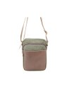 zede 85275 - COTON ET CUIR - OLIVE sac zip haut petit chatelet loisirs