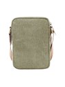 zede 85275 - COTON ET CUIR - OLIVE sac zip haut petit chatelet loisirs