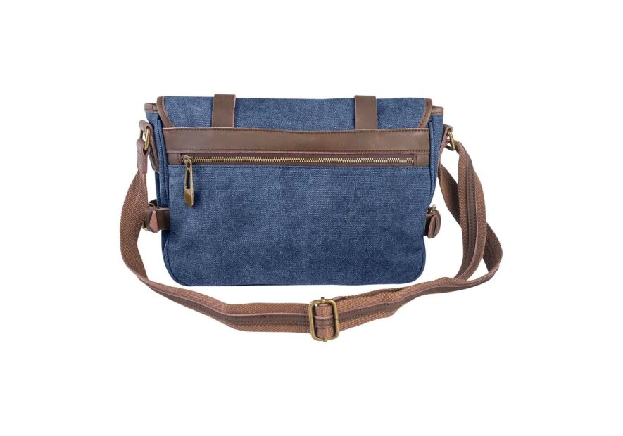 zede 8050-1 - COTON ET CUIR - BLEU JE sac gibecière saint germain Loisirs