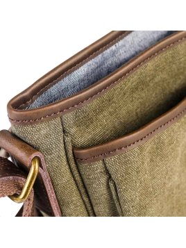 zede 8050-1 - COTON ET CUIR - BLEU JE sac gibecière saint germain Loisirs