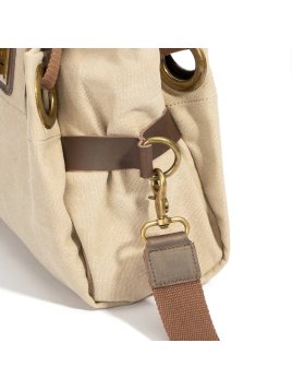 zede W2033P - COTON ET CUIR - NOIR sac porté main pont des arts Loisirs