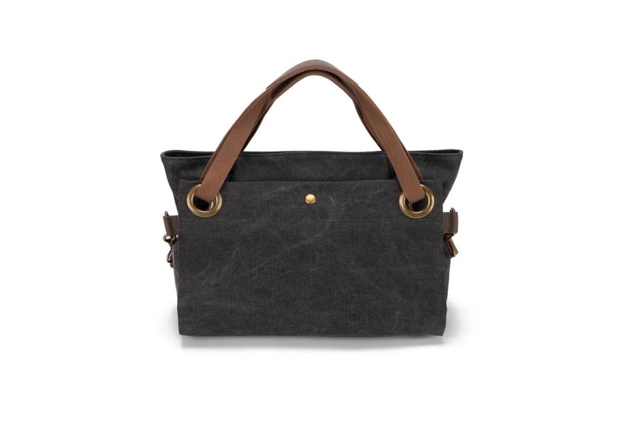 zede W2033M - COTON ET CUIR - NOIR sac porté main pont des arts m Loisirs