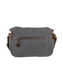 zede ZG001 - COTON ET CUIR - NOIR sac gibecière vavin Loisirs