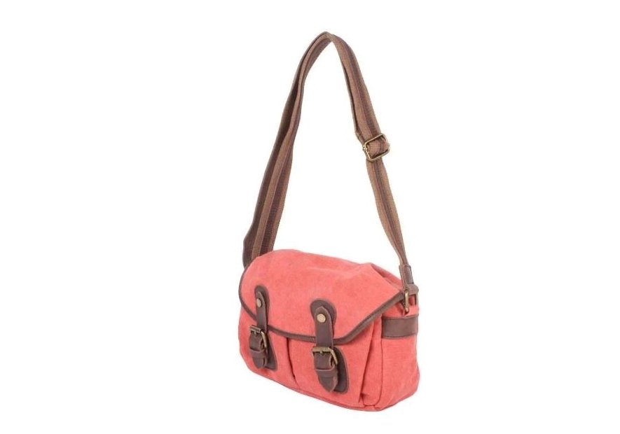 zede ZG001 - COTON ET CUIR - CORAIL sac gibecière vavin Loisirs
