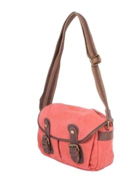 zede ZG001 - COTON ET CUIR - CORAIL sac gibecière vavin Loisirs