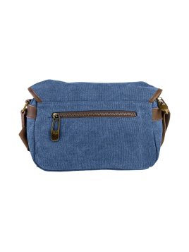 zede ZG001 - COTON ET CUIR - BLEU JEA sac gibecière vavin Loisirs