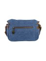 zede ZG001 - COTON ET CUIR - BLEU JEA sac gibecière vavin loisirs