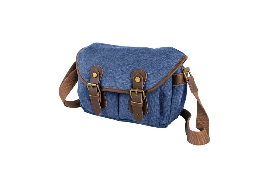 zede ZG001 - COTON ET CUIR - BLEU JEA sac gibecière vavin Loisirs
