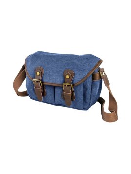 zede ZG001 - COTON ET CUIR - BLEU JEA sac gibecière vavin Loisirs