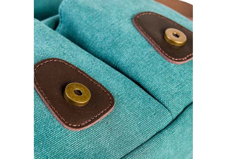 zede ZG001 - COTON ET CUIR - BLEU JEA sac gibecière vavin Loisirs