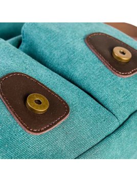 zede ZG001 - COTON ET CUIR - BLEU JEA sac gibecière vavin Loisirs