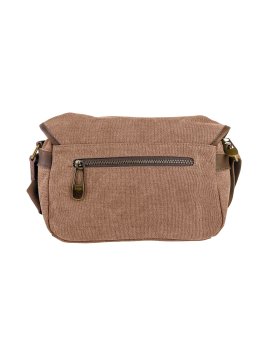 zede ZG001 - COTON ET CUIR - CAMEL sac gibecière vavin Loisirs