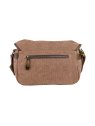 zede ZG001 - COTON ET CUIR - CAMEL sac gibecière vavin loisirs