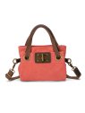 zede W2033XS - COTON ET CUIR - CORAIL sac porté main pont des arts xs loisirs