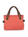 zede W2033XS - COTON ET CUIR - CORAIL sac porté main pont des arts xs loisirs