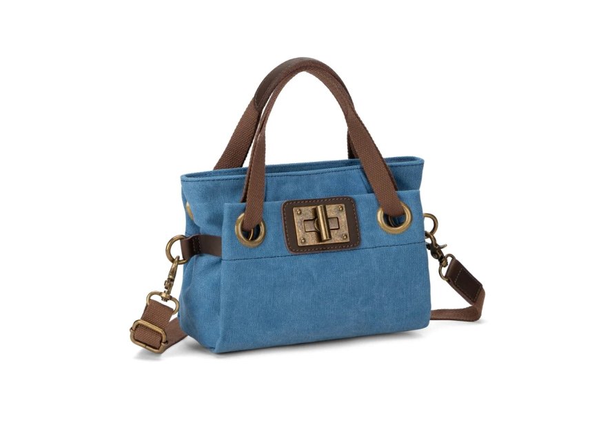 zede W2033XS - COTON ET CUIR - BLEU J sac porté main pont des arts xs Loisirs
