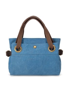 zede W2033XS - COTON ET CUIR - BLEU J sac porté main pont des arts xs Loisirs
