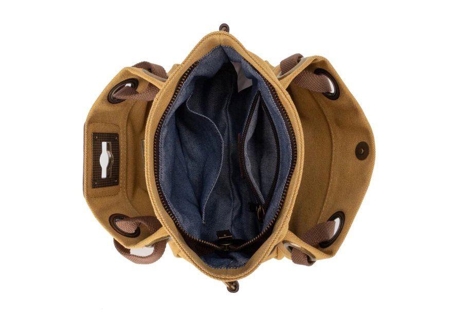 zede W2033XS - COTON ET CUIR - BLEU J sac porté main pont des arts xs Loisirs