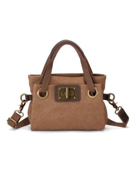 zede W2033XS - COTON ET CUIR - CAMEL sac porté main pont des arts xs Loisirs