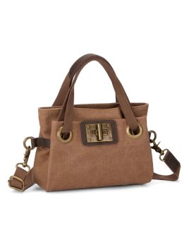 zede W2033XS - COTON ET CUIR - CAMEL sac porté main pont des arts xs Loisirs