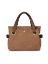 zede W2033XS - COTON ET CUIR - CAMEL sac porté main pont des arts xs loisirs