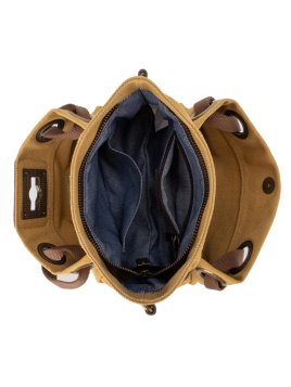 zede W2033XS - COTON ET CUIR - CAMEL sac porté main pont des arts xs Loisirs