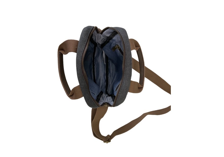 zede ZG049 - COTON ET CUIR - NOIR sac porté main s mixte Loisirs