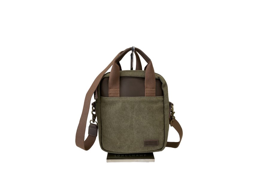 zede ZG049 - COTON ET CUIR - OLIVE sac porté main s mixte Loisirs