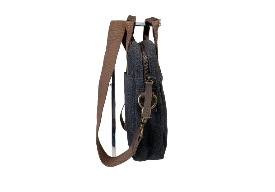 zede ZG049 - COTON ET CUIR - OLIVE sac porté main s mixte Loisirs