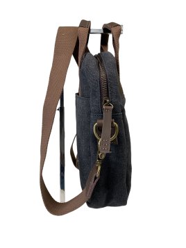 zede ZG049 - COTON ET CUIR - OLIVE sac porté main s mixte Loisirs