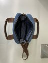 zede ZG049 - COTON ET CUIR - BLEU JEA sac porté main s mixte loisirs