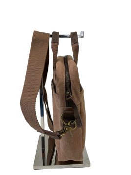 zede ZG049 - COTON ET CUIR - CAMEL sac porté main s mixte Loisirs