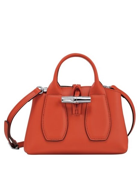 Longchamp 10057/HCL - CUIR DE VEAU - PAPRI porté travers xs roseau box sacs-a-mains