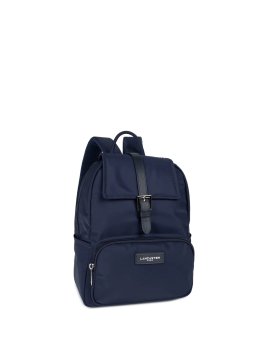 Lancaster 510-84 - NYLON/CUIR - BLEU FONCÉ sac à dos rabat basic vita Sacs à mains