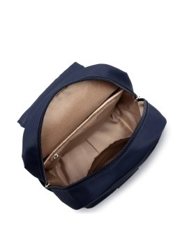 Lancaster 510-84 - NYLON/CUIR - BLEU FONCÉ sac à dos rabat basic vita Sacs à mains