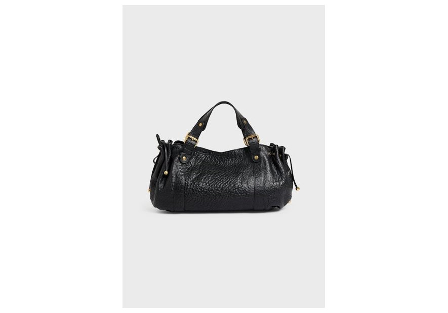 Gerard Darel 24H/428 - CUIR DE MOUTON - NOIR sac porté main 24h gérard darel bubble Sacs à mains