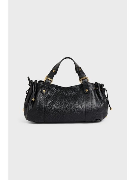 Gerard Darel 24H/428 - CUIR DE MOUTON - NOIR sac porté main 24h gérard darel bubble Sacs à mains
