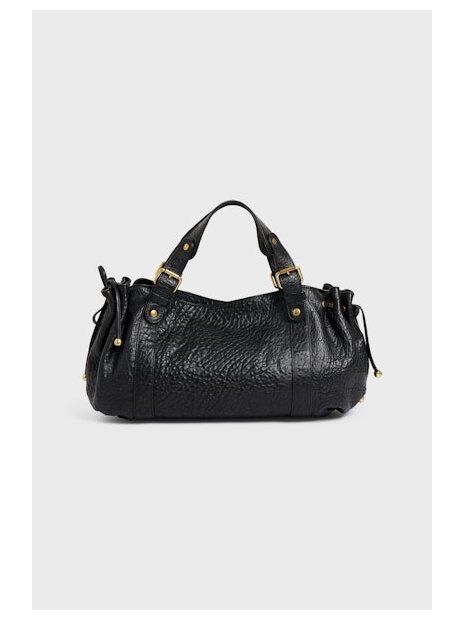 Gerard Darel 24H/428 - CUIR DE MOUTON - NOIR sac porté main 24h gérard darel bubble sacs-a-mains