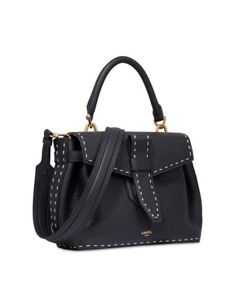 Lancel A13169 - CUIR DE VACHETTE - NOIR sac porté main sellier charlie de lancel Sacs à mains