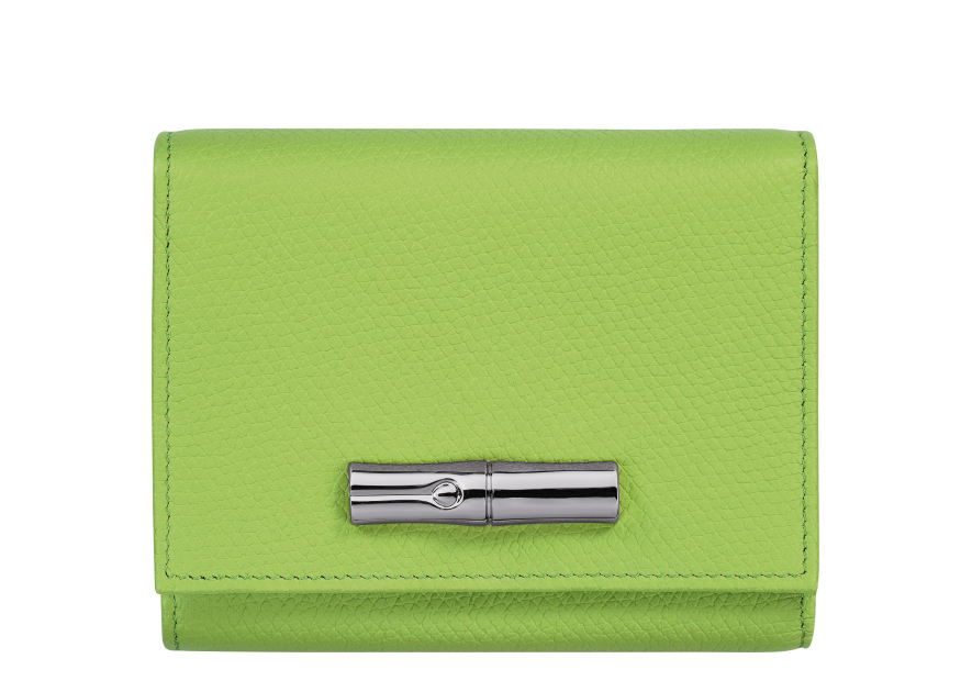 Longchamp 30021HFP - CUIR DE VACHETTE - VE portefeuille compact longchamp roseau pmpb