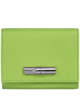 Longchamp 30021HFP - CUIR DE VACHETTE - VE portefeuille compact longchamp roseau pmpb