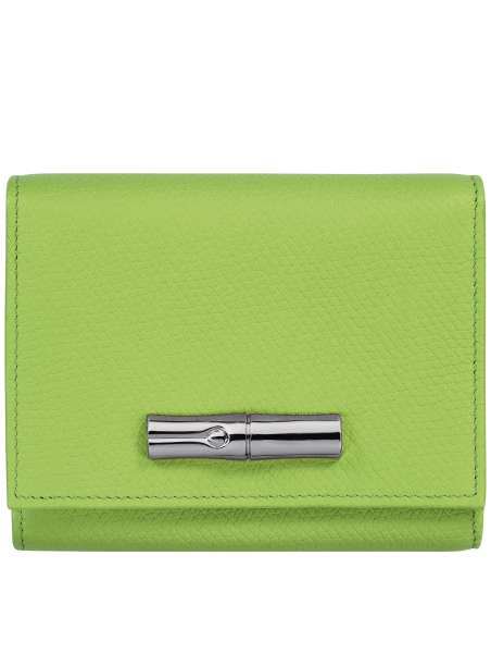 Longchamp 30021HFP - CUIR DE VACHETTE - VE portefeuille compact longchamp roseau pmpb