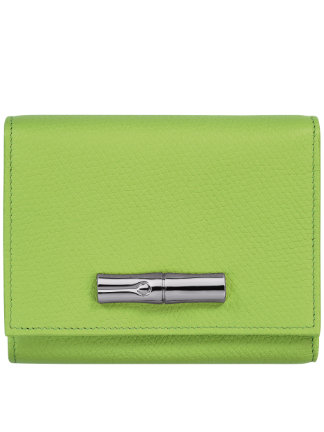 Longchamp 30021HFP - CUIR DE VACHETTE - VE portefeuille compact longchamp roseau pmpb