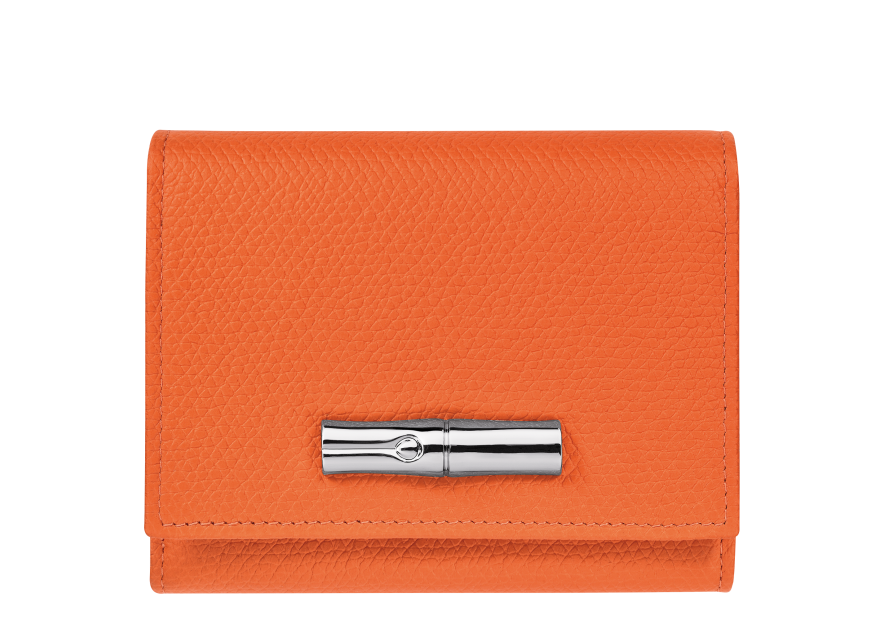 Longchamp 30021HFP - CUIR DE VACHETTE - OR portefeuille compact longchamp roseau pmpb