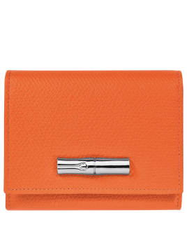 Longchamp 30021HFP - CUIR DE VACHETTE - OR portefeuille compact longchamp roseau pmpb