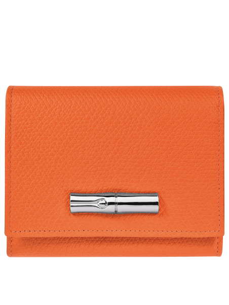 Longchamp 30021HFP - CUIR DE VACHETTE - OR portefeuille compact longchamp roseau pmpb