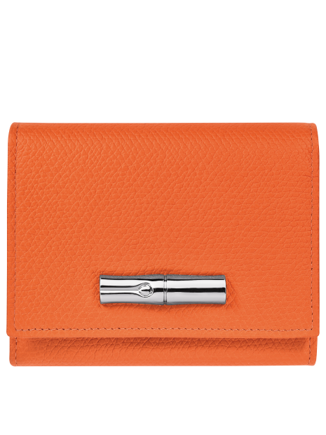 Longchamp 30021HFP - CUIR DE VACHETTE - OR portefeuille compact longchamp roseau pmpb